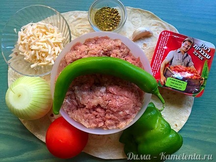 Приготовление рецепта Энчила́да ( enchilada) шаг 1