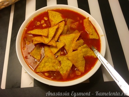 Приготовление рецепта Мексиканский суп шаг 9