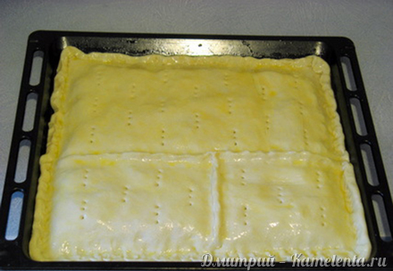 Приготовление рецепта Слоеный пирог с капустой шаг 8