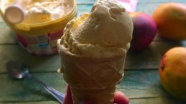 Рецепт Домашнее манговое мороженое