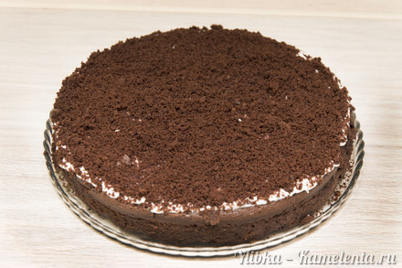 Приготовление рецепта Шоколадно-кофейный пирог шаг 11