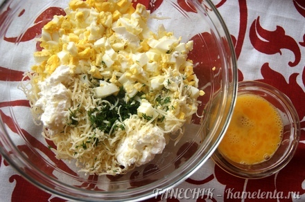 Приготовление рецепта Галета с яйцом и сыром шаг 4