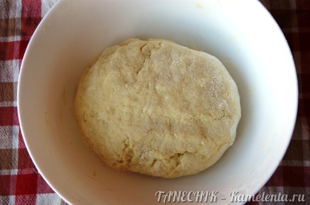 Приготовление рецепта Творожное печенье с лимонной глазурью шаг 5