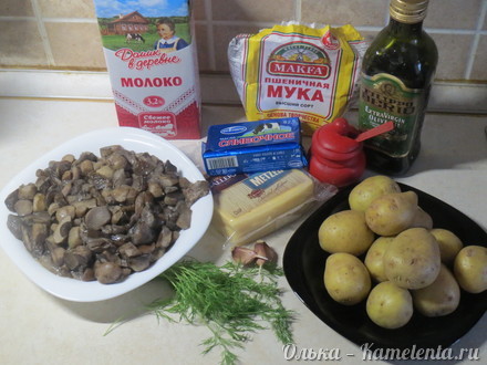 Приготовление рецепта Картофельная &quot;лазанья&quot; с грибами шаг 1