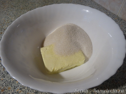 Приготовление рецепта Мраморный кофейный кекс шаг 2
