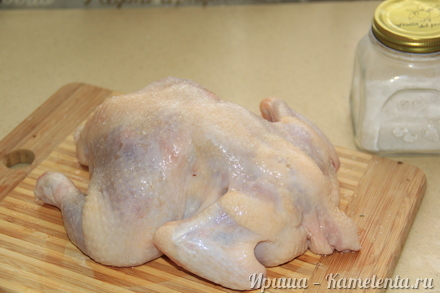 Приготовление рецепта Курица в рукаве за 3 минуты шаг 2