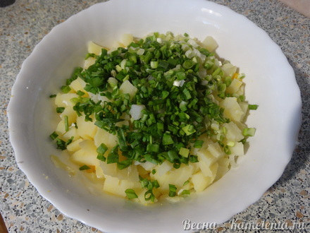Приготовление рецепта Зимний картофельный салат шаг 5