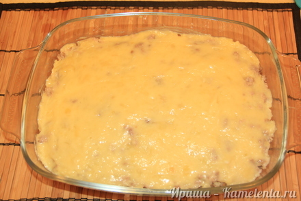 Приготовление рецепта Запеканка с фаршем и картофельным пюре шаг 7