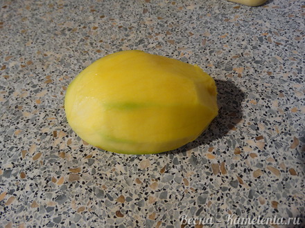 Приготовление рецепта Дуэт курочки и манго с тонкой ноткой апельсина шаг 12