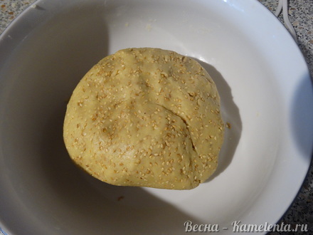 Приготовление рецепта Печенье с кунжутом шаг 10