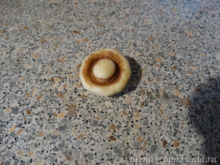 Приготовление рецепта Печенье грибочки шампиньоны шаг 13