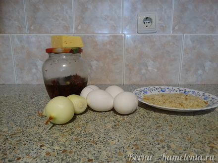 Приготовление рецепта Запечённая глазунья с вялеными томатами шаг 1