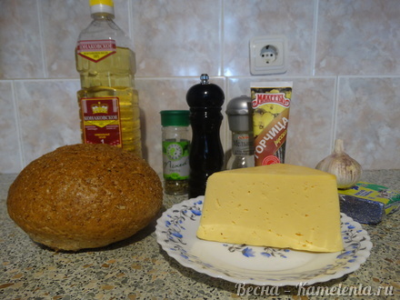 Приготовление рецепта Чесночный хлеб или самая правильная гренка шаг 1