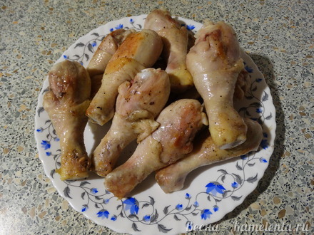 Приготовление рецепта Куриные голени в сливочном соусе шаг 6