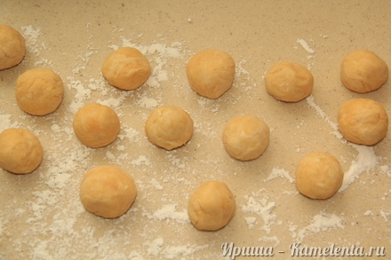 Приготовление рецепта Песочное печенье с безе &quot;Ракушки&quot; шаг 7