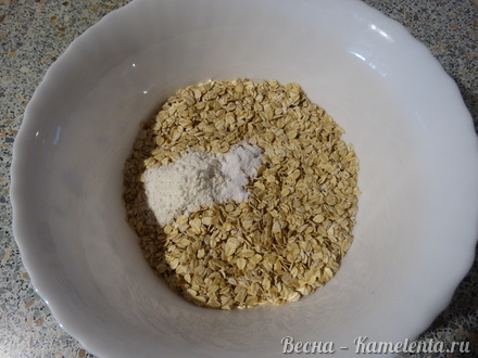 Приготовление рецепта Медовое овсяное печенье шаг 3