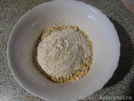 Приготовление рецепта Медовое овсяное печенье шаг 4