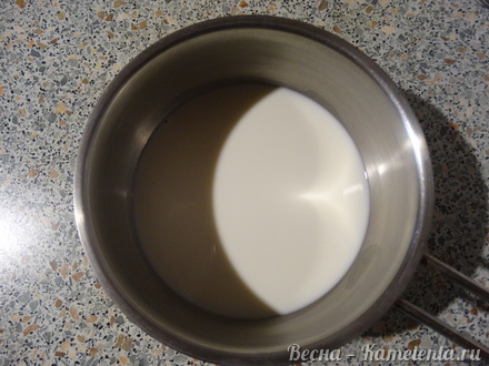 Приготовление рецепта Манный пудинг с белым шоколадом шаг 2