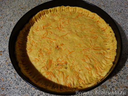 Приготовление рецепта Морковный пирог с капустой шаг 15