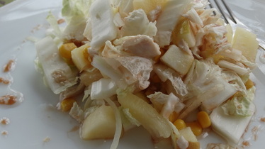 Рецепт Кисло-сладкий салат из пекинской капусты